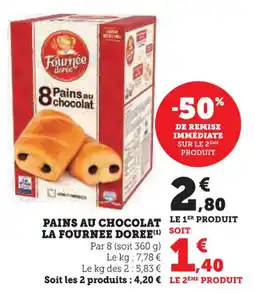U Express Pains au chocolat la fournee doree offre