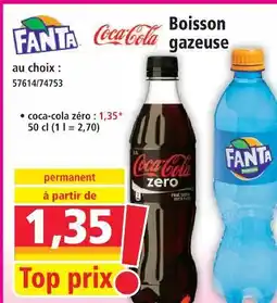 Norma Coca-cola / fanta boisson gazeuse offre
