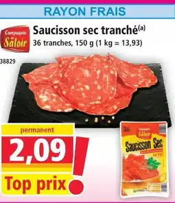 Norma Compagne saloir saucisson sec tranché offre