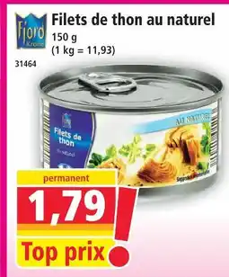 Norma Filets de thon au naturel offre