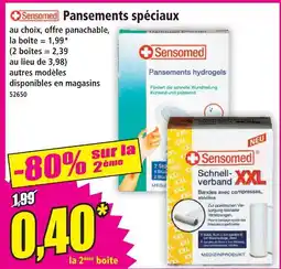 Norma Sensomed pansements hydrogel offre