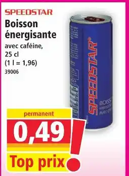 Norma Speedstar boisson énergisante offre