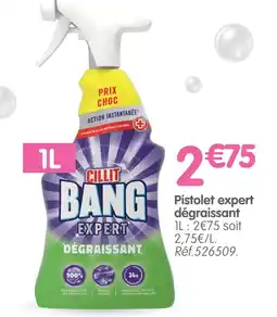 b&m Cillit bang pistolet expert dégraissant offre