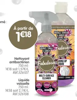 b&m Fabulosa nettoyant antibactérien offre