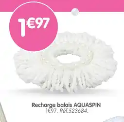 b&m Aquaspin recharge balais offre