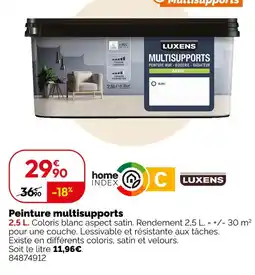 Weldom Luxens peinture multisupports offre