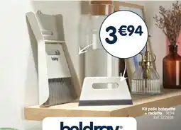 b&m Beldray kit pelle balayette + raclette offre