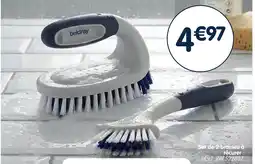 b&m Beldray set de 2 brosses à récurer offre