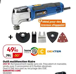 Weldom Dexter outil multifonction filaire offre