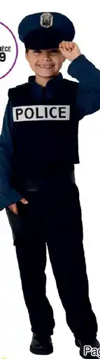JouéClub Costume policier offre