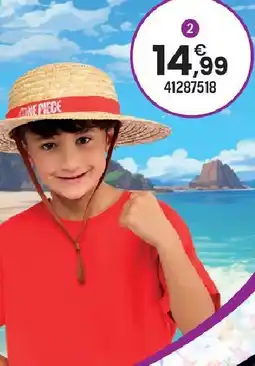 JouéClub Chapeau canotier luffy offre