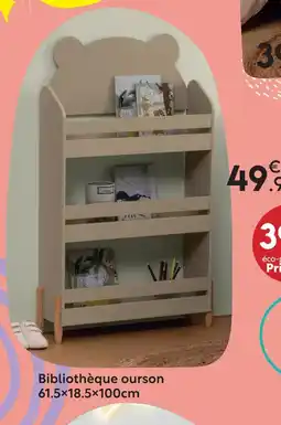 Maxi Bazar Bibliothèque ourson offre