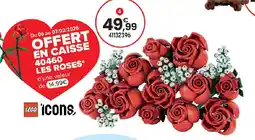 JouéClub Lego le bouquet de roses 18 ans offre