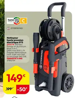 Weldom Sterwins nettoyeur haute pression électrique st5 offre