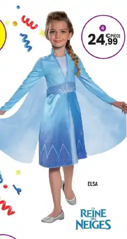 JouéClub La reine des neiges déguisement elsa offre