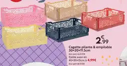 Maxi Bazar Cagette pliante & empilable offre