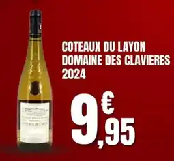 E.Leclerc Coteaux du layon domaine des clavieres offre