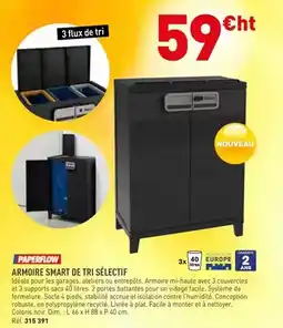 Hyperburo Paperflow - armoire smart de tri sélectif offre