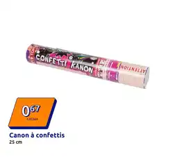 Action Canon à confettis offre