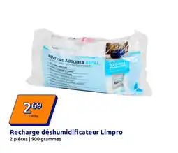 Action Recharge déshumidificateur limpro offre
