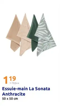 Action Essuie-main la sonata anthracite offre