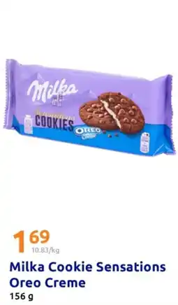 Action Milka cookie sensations oreo creme offre