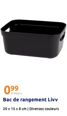 Action Bac de rangement livv offre