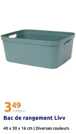 Action Bac de rangement livv offre