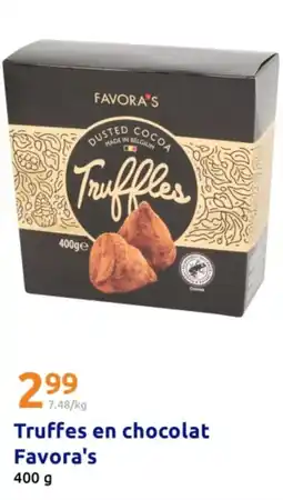Action Truffes en chocolat favora's offre