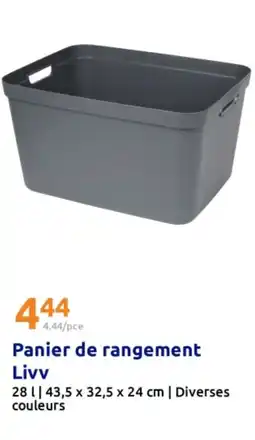 Action Panier de rangement livv offre