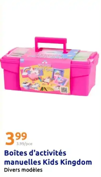 Boîtes d'activités manuelles kids kingdom