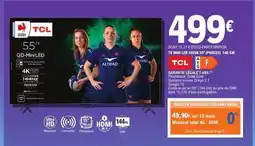 E.Leclerc Tcl - 55 4k smart tv offre