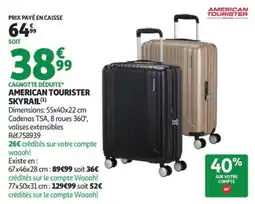 Auchan American tourister skyrail offre