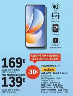 E.Leclerc E.leclerc - smartphone c71 offre