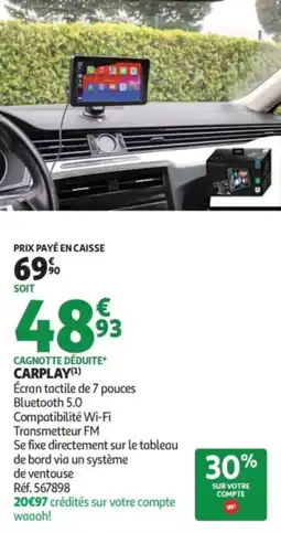 Auchan Carplay offre