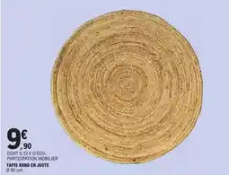 E.Leclerc Tapis rond en juste offre