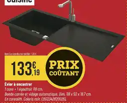 Bricorama Évier à encastrer offre