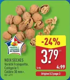 ALDI Noix seches offre