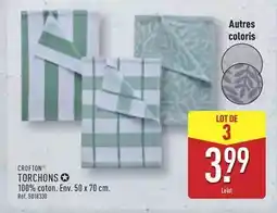 ALDI Torchons offre