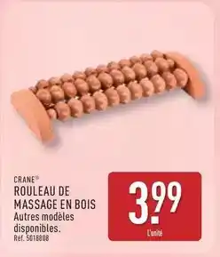 ALDI Rouleau de massage en bois offre