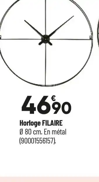 Bricorama Horloge filaire offre