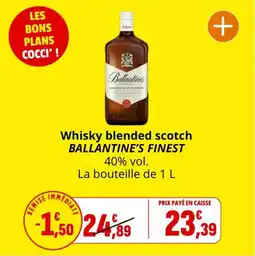 Coccimarket Whisky blended scotch ballantine's finest offre
