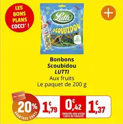 Coccimarket Bonbons scoubidou lutti offre
