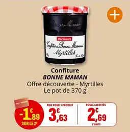 Coccimarket Confiture bonne maman offre