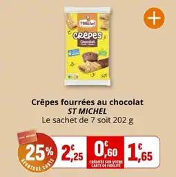 Coccimarket Crêpes fourrées au chocolat st michel offre