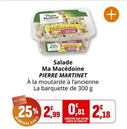 Coccimarket Salade ma macédoine pierre martinet offre