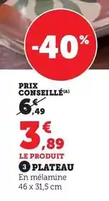 Hyper U Plateau offre