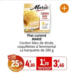 Coccimarket Plat cuisiné marie offre