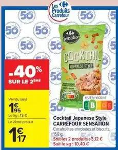 Carrefour Market Carrefour - cocktail japanese style sensation offre