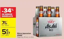 Carrefour Market Asahi - bières japonaises offre